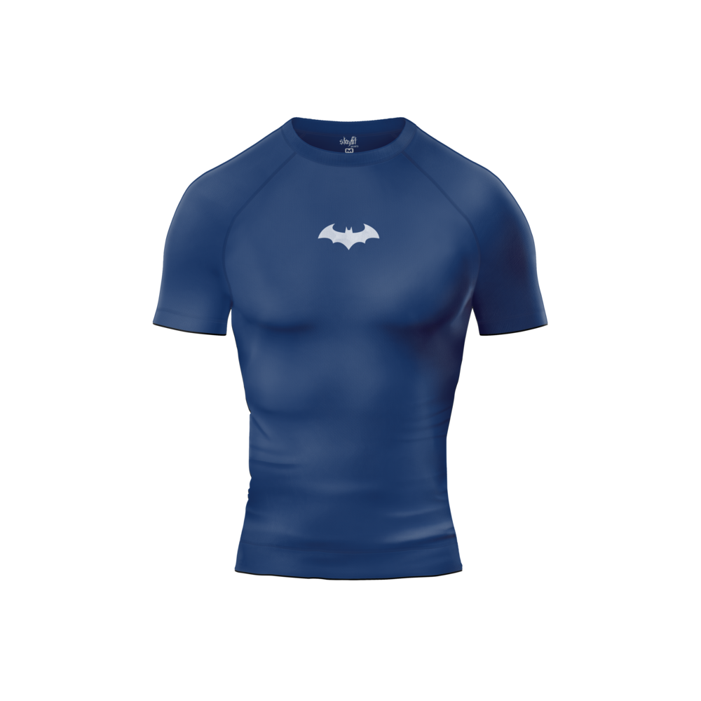 BATMAN INDIGO SHORT SLEEVE PRINT